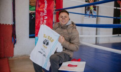 Boxeo: Adrián Sasso se prepara para su primer desafío internacional.