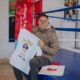 Boxeo: Adrián Sasso se prepara para su primer desafío internacional.