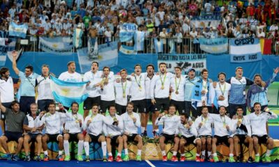 Leones campeones JJOO Rio de Janeiro 2016. Gentileza: Nicolás Stulberg.