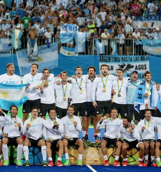 Leones campeones JJOO Rio de Janeiro 2016. Gentileza: Nicolás Stulberg.
