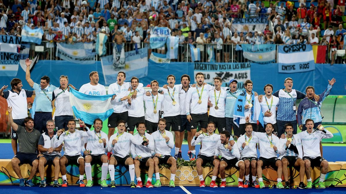 Leones campeones JJOO Rio de Janeiro 2016. Gentileza: Nicolás Stulberg.