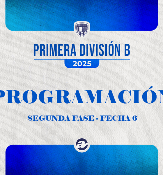 La programación de la sexta fecha de Primera B.