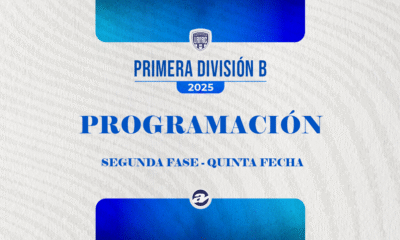 Este fin de semana se va a disputar una nueva jornada de la Segunda Fase de Primera B. En Zona Complementación la actividad se abre este viernes por la noche, en la Campeonato inicia el sábado con la presentación del puntero.