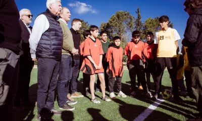 Se inauguró una cancha de césped sintético para los chicos de la Granja Siquem.