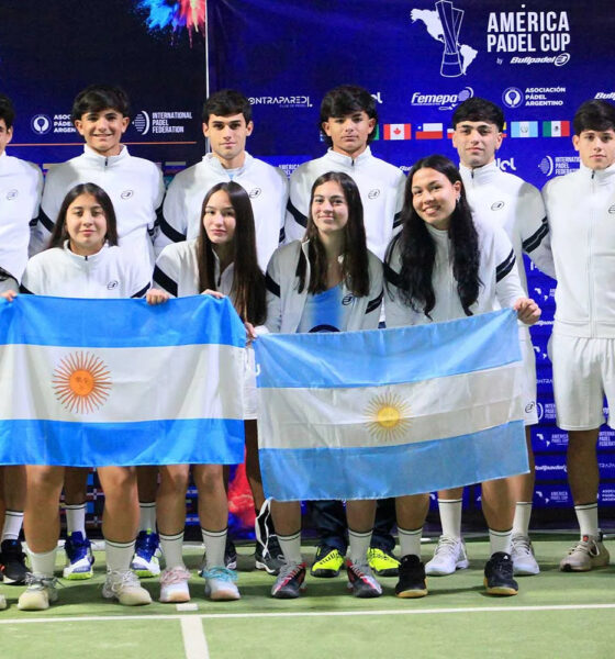 Con la riocuartense Victoria Vilchez, Argentina ganó la semifinal de la América Pádel Cup.