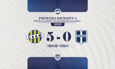 Atlético Adelia María goleó en el cierre de la fecha 9 del Clausura.