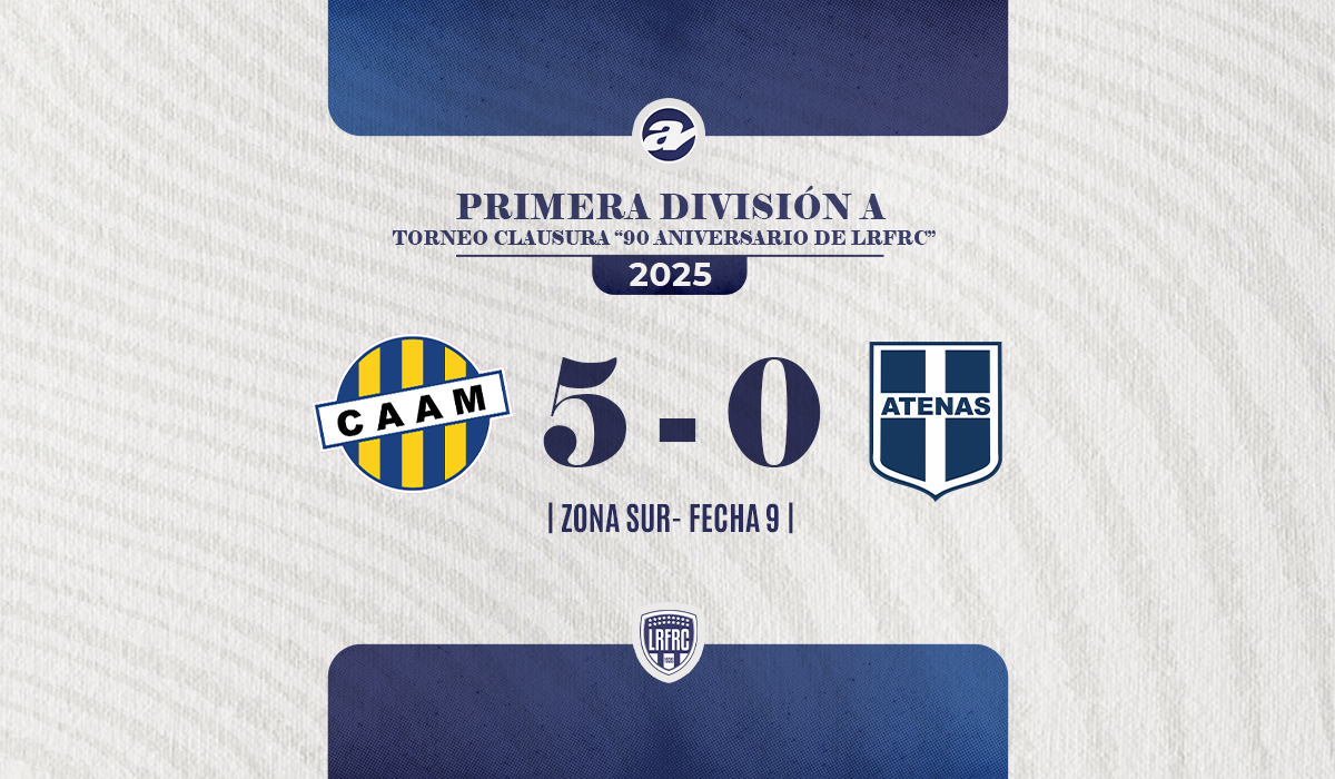Atlético Adelia María goleó en el cierre de la fecha 9 del Clausura.