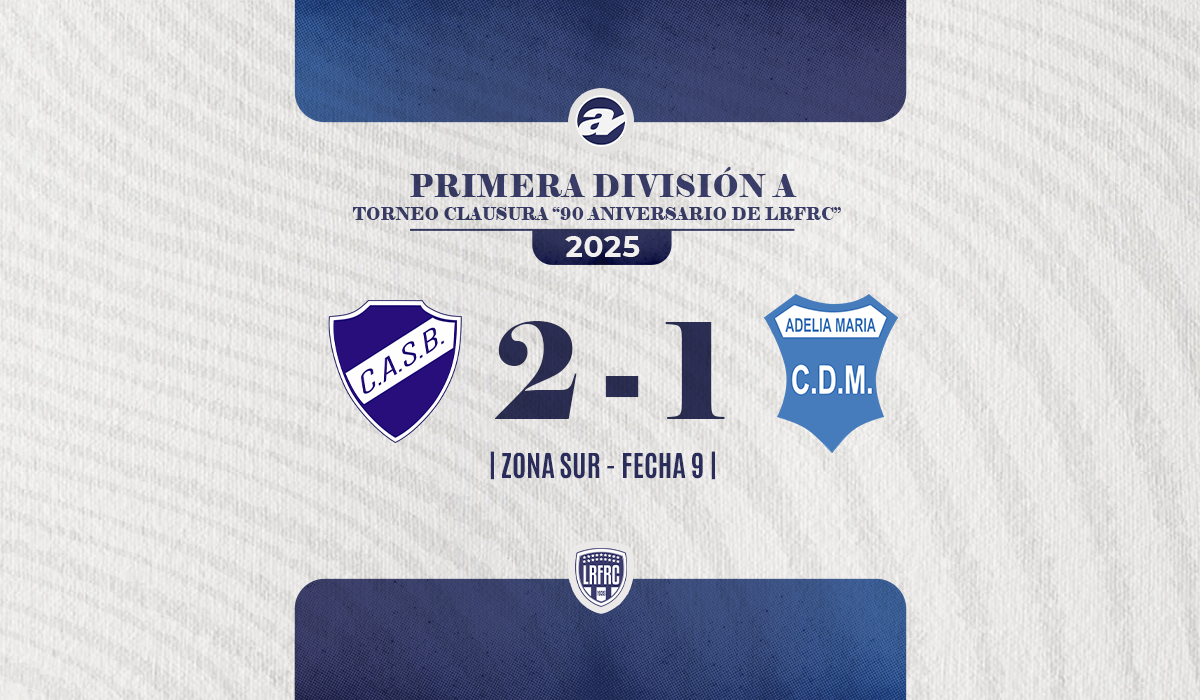 Atlético San Basilio revirtió el marcador en los últimos 5 minutos de partido y derrotó 2-1 a Municipal de Adelia María en uno de los juegos válidos a la fecha 9 del Torneo Clausura de Primera A.