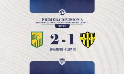 Deportivo Río Cuarto dio una de las sorpresas de la undécima fecha de la Zona Norte del Tornoe Clausura de Primera A de la Liga Regional de Fútbol de Río Cuarto al vencer 2 a 1 a Acción Juvenil de General Deheza.