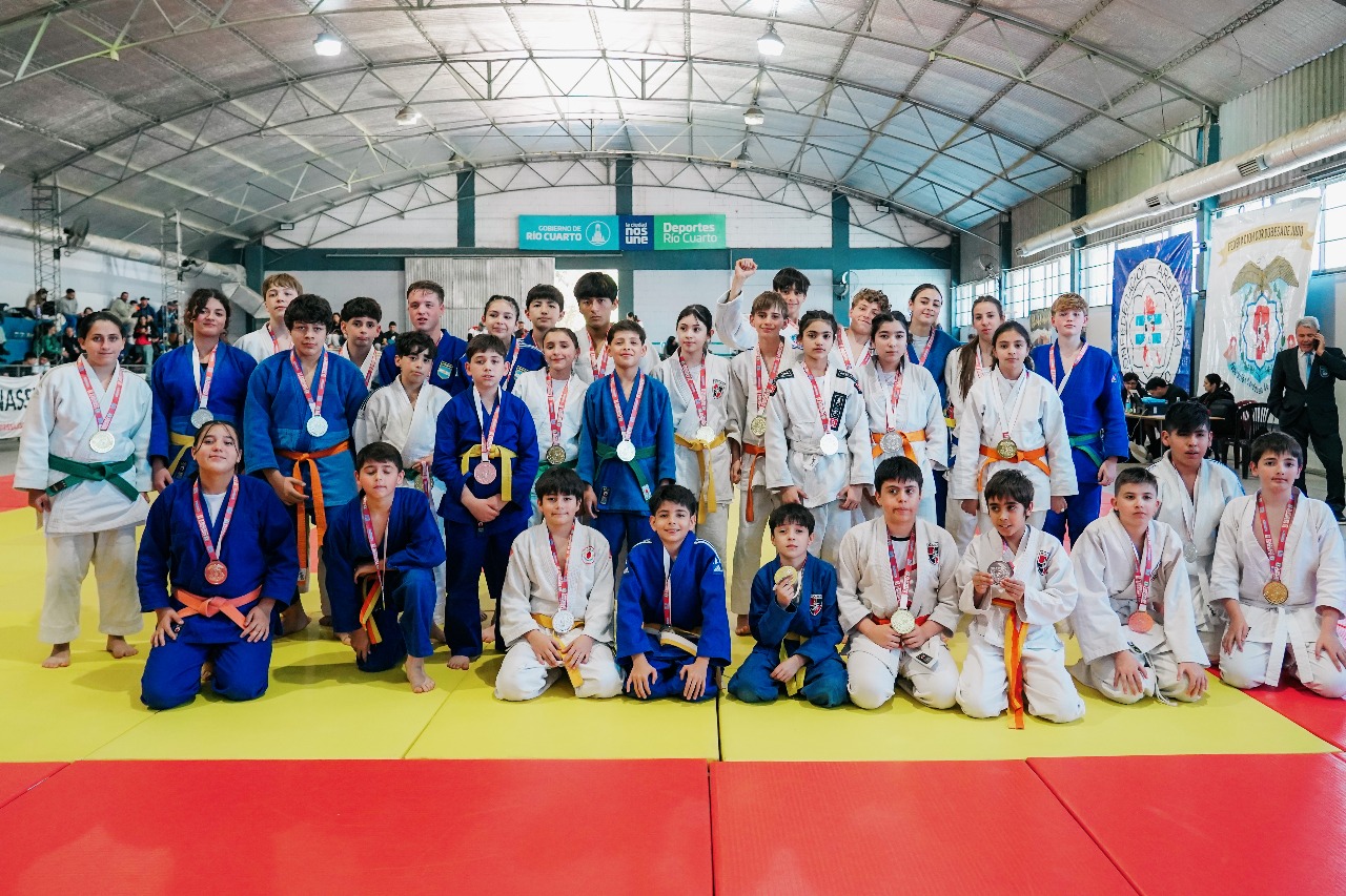 Río Cuarto recibió al Campeonato Provincial de Judo con más de 200 competidores.
