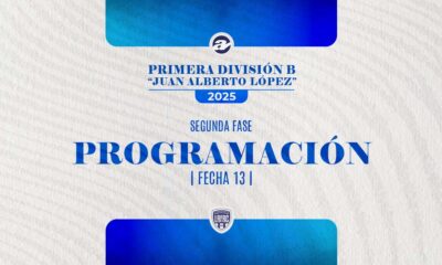 La decimotercera fecha de la Segunda Fase de Primera B se disputará íntegramente en jornada dominical.