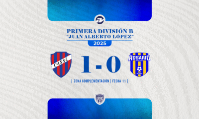 San Lorenzo derrotó 1-0 a Rosario Fútbol Club en el duelo que cerró la undécima fecha de la Zona Complementación de Primera B de Liga Regional de Río Cuarto. Julián Taborda anotó el único gol del compromiso a los 32’ del primer tiempo.