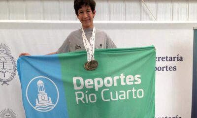 Francisco Dalaison campeón en natación adaptada de los Juegos Evita.