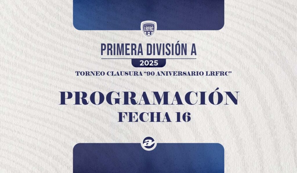 De viernes a lunes irá una nueva jornada del certamen de Primera División A. La Zona Norte abre y cierra la actividad entre Charras y Alcira Gigena. La Zona Sur disputa la mayoría de sus partidos el domingo. Repasá la programación.