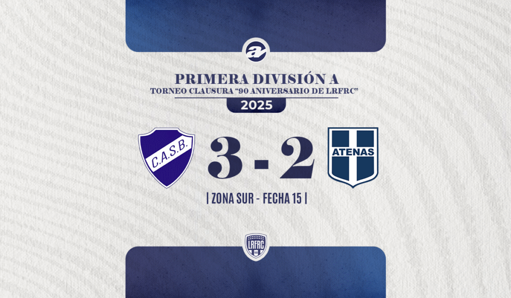 Atlético San Basilio lo ganó en el epílogo ante un Atenas diezmado y cerró el año con alivio.