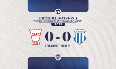 Roncedo se aseguró el 1 de la Zona Norte.