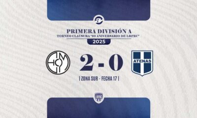 El “panza” se despidió de su gente con victoria ante Atenas.