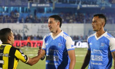 El delantero de Estudiantes fue uno de los que dejó su análisis tras el triunfazo 2-0 ante Deportivo Madryn por la primera final del Reducido por el segundo ascenso a Liga Profesional.