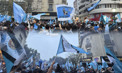 El día en que la ciudad se pintó de celeste.