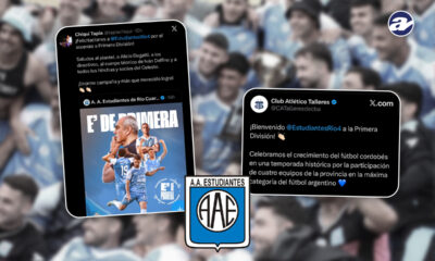 El León volvió a la máxima categoría después de 40 años y las felicitaciones no tardaron en llegar.