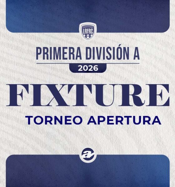 Definieron el fixture para el Torneo Apertura 2026.