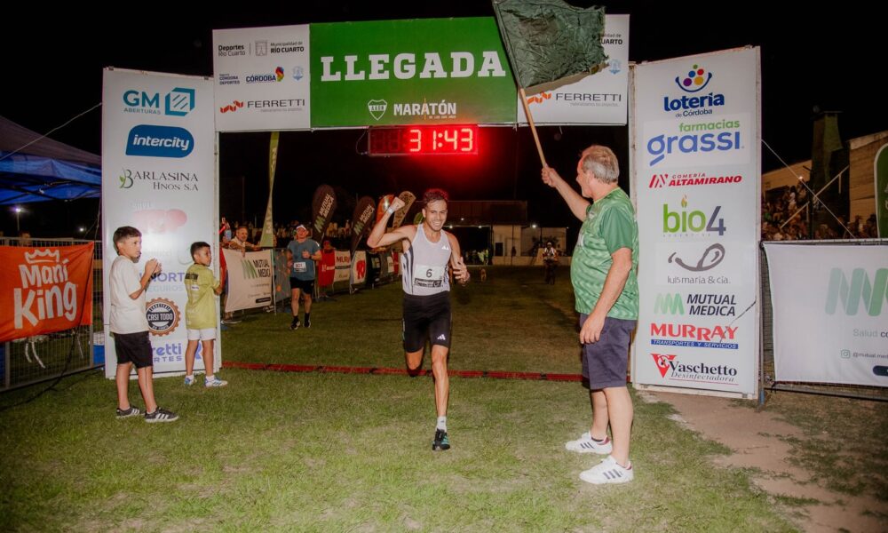 El riocuartense que se quedó con la 48° edición de la Maratón de los Dos Años se expresó ante los medios tras la finalización de la misma.