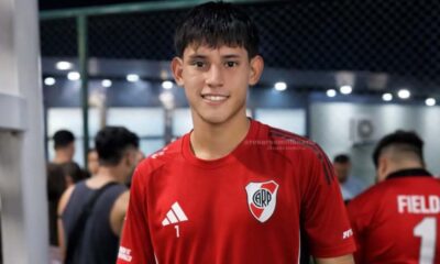 Debut y gol para Thiago Salvatierra en la Reserva de River.