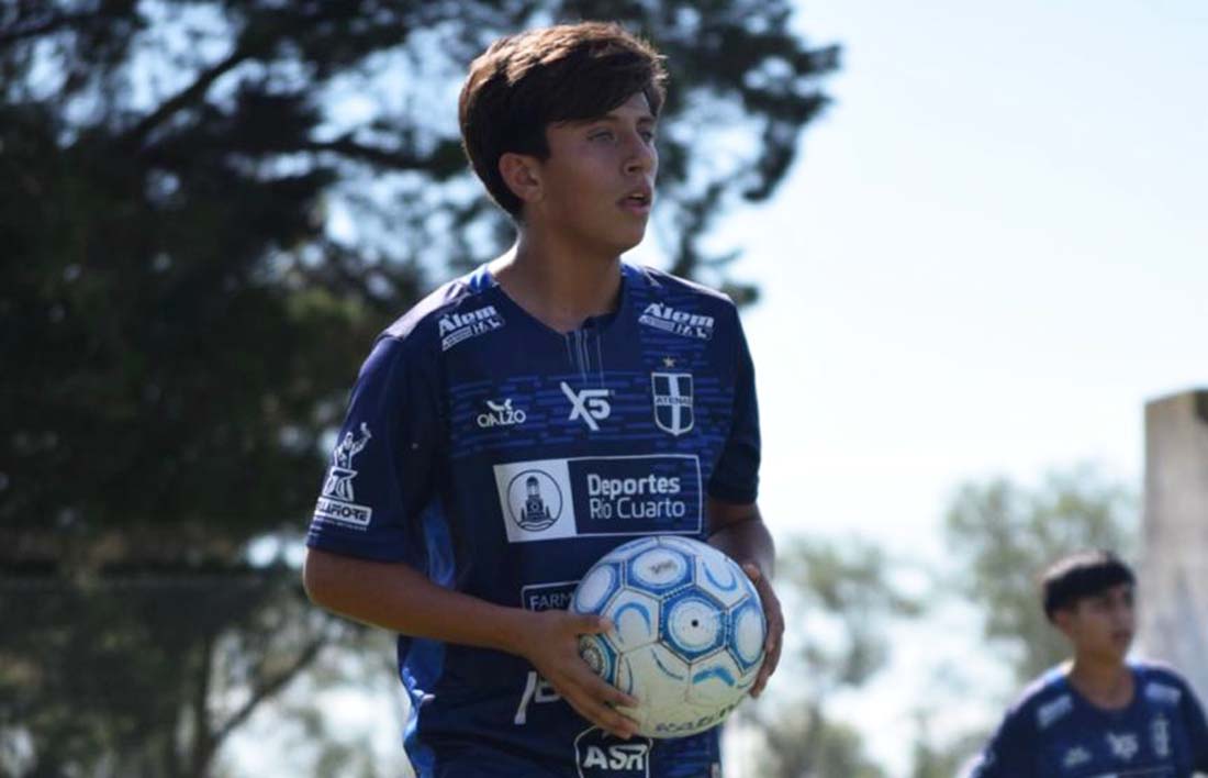 Valentino Arias Bertinat, de Río Cuarto a la Academia del FC Barcelona.