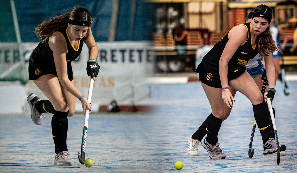 Irina Picco, la hija de un histórico PF del fútbol regional que empieza a brillar en el hockey.