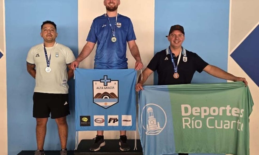 Beviacqua subió al podio en el Apertura nacional de tiro y dejó en alto a Río Cuarto.