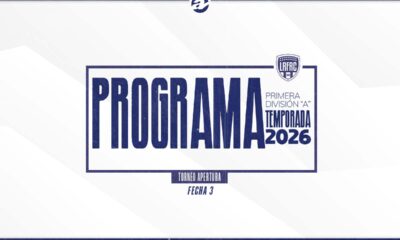 Jornada desdoblada para la tercera fecha del Torneo Apertura.