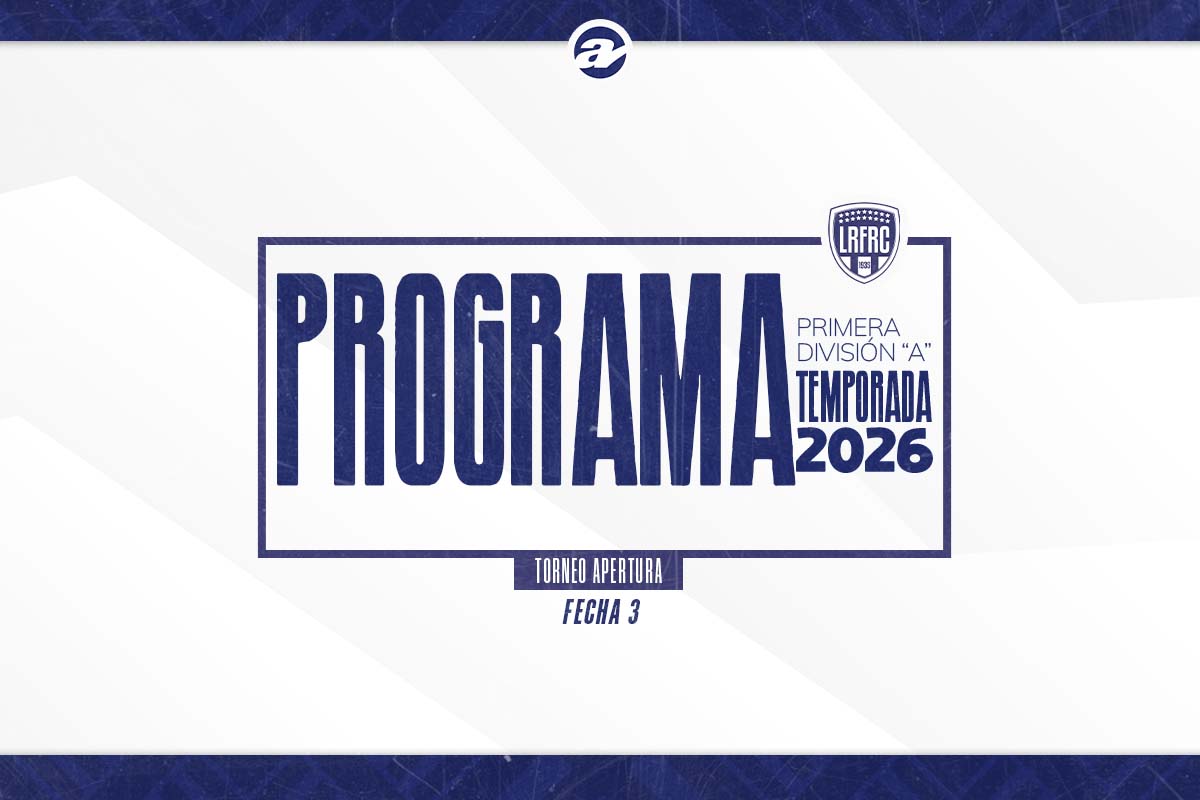 Jornada desdoblada para la tercera fecha del Torneo Apertura.
