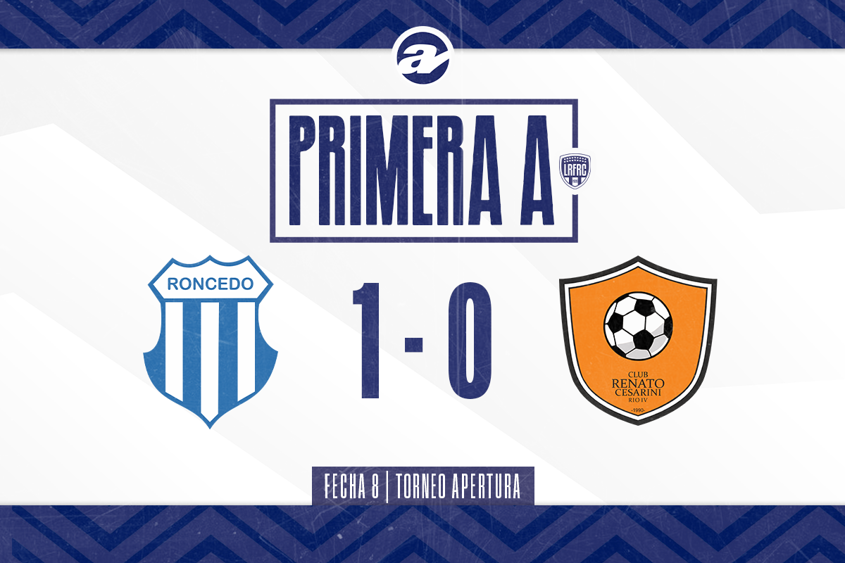 Roncedo no afloja y mira a todos desde arriba.