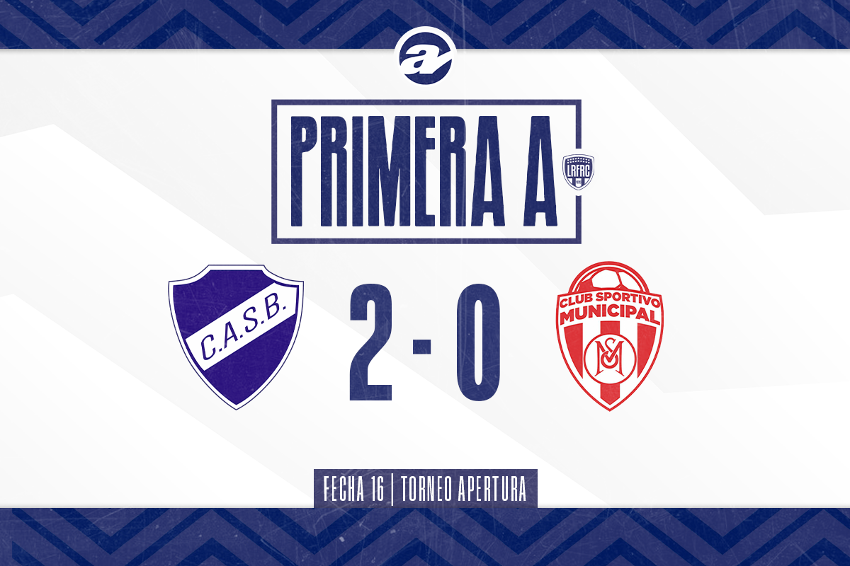 Atlético San Basilio se impuso 2-0 sobre Sportivo Municipal en uno de los partidos válidos a la decimosexta fecha del Torneo Apertura de Primera A de Liga Regional de Río Cuarto.