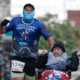 Padre e hijo llegaron desde Villa Mercedes para participar de la Maratón Deportes Río Cuarto y conmovieron a todos.