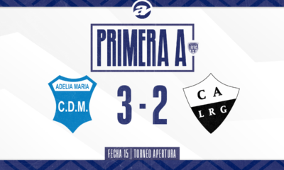 Municipal de Adelia María venció 3-2 a Lutgardis Riveros en el partido que cerró la actividad dominical válida a la fecha 15 del Torneo Apertura de Primera A.
