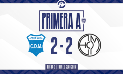 Everton empató con 10 en Adelia María.