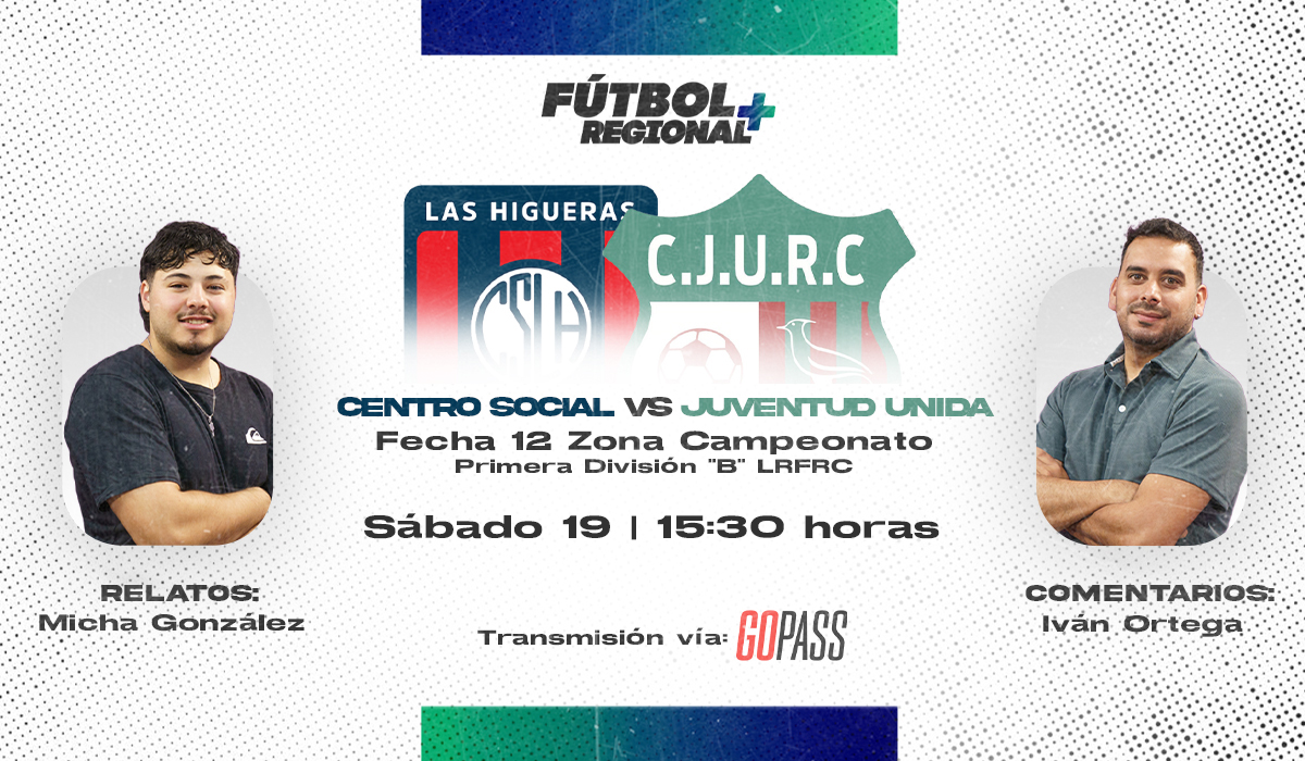 Fútbol Regional Plus continúa ampliando sus fronteras y, en esta oportunidad, desembarca en la Primera División B de la Liga Regional de Fútbol de Río Cuarto.