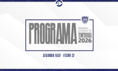 La Primera División B de la Liga Regional de Fútbol de Río Cuarto disputará este fin de semana la decimotercera fecha.