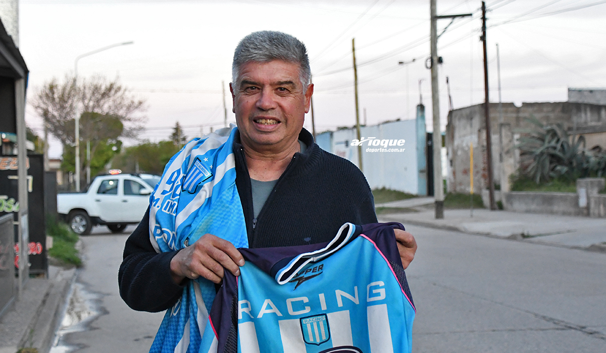 Haseney, entre la pasión por Racing y una historia que une a la Academia con Río Cuarto.