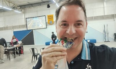 Javier Beviacqua fue subcampeón sudamericano en pistola libre a 50 metros.