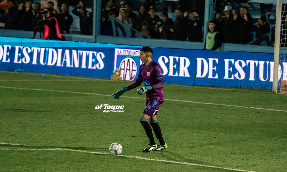 Lautaro Herrera debutó en Primera y fue el cuarto arquero de Estudiantes en la Liga Profesional.