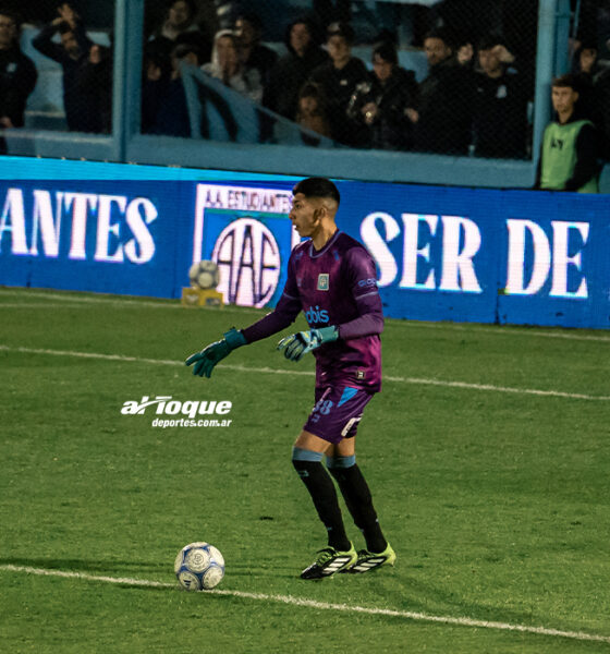Lautaro Herrera debutó en Primera y fue el cuarto arquero de Estudiantes en la Liga Profesional.