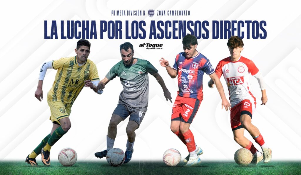 El torneo de Primera División B "Juan Bautista 'Chila' Sosa" de la Liga Regional de Fútbol de Río Cuarto entrega tres ascensos a Primera A, para los que todavía hay cinco clubes con aspiraciones.