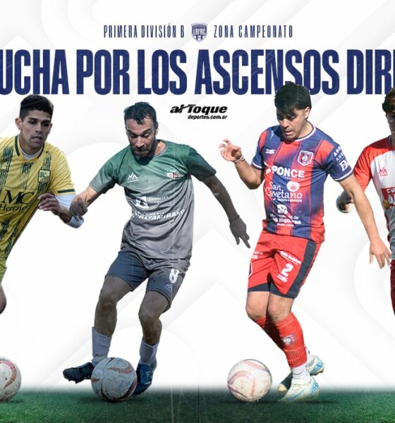 El torneo de Primera División B "Juan Bautista 'Chila' Sosa" de la Liga Regional de Fútbol de Río Cuarto entrega tres ascensos a Primera A, para los que todavía hay cinco clubes con aspiraciones.